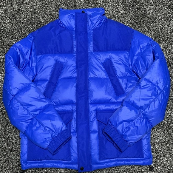 Hudson Blue Puffer Coat Sz M - Picture 15 of 15